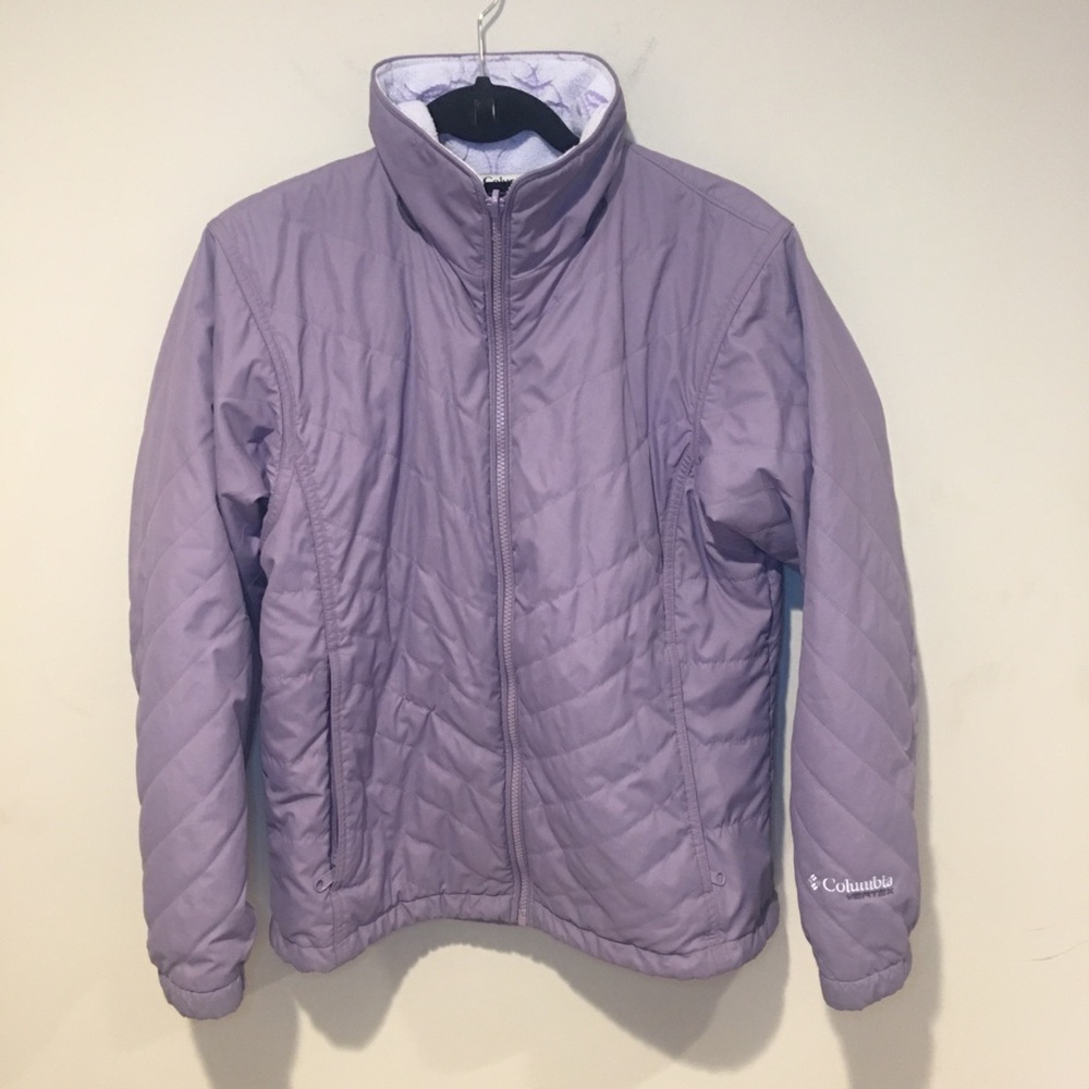 Columbia Vortex Fleece Lined Jacket Medium Purple